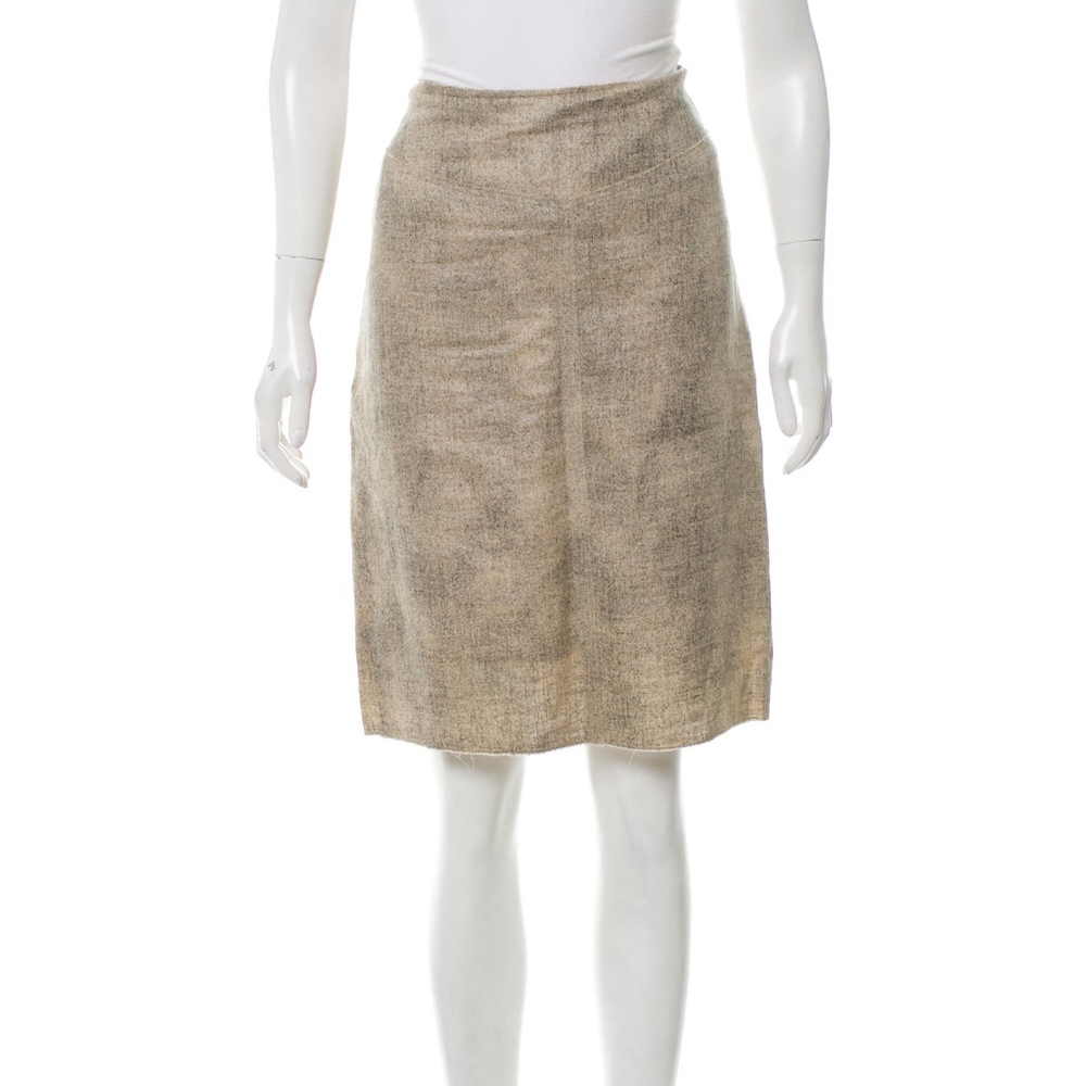 Roland Mouret Linen Pencil Skirt